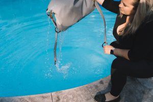 oreiller nautique grise de la marque bean-b piscine
